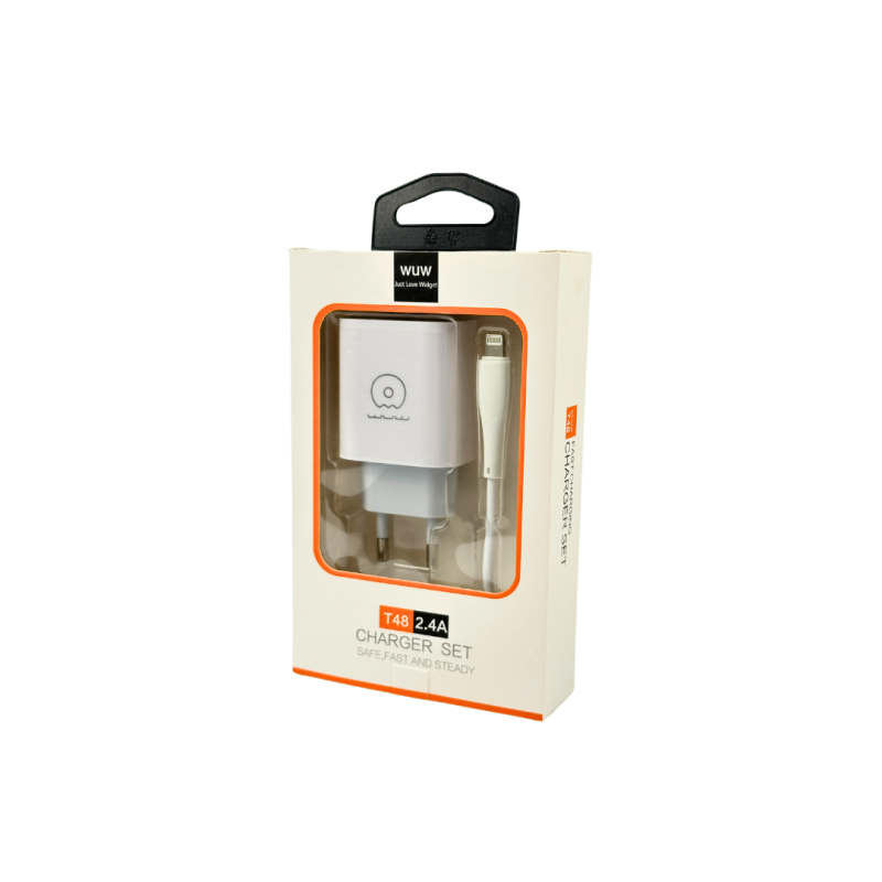 Зарядний пристрій Блок+кабель Lightning